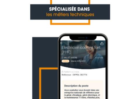 Application mobile GIF Emploi